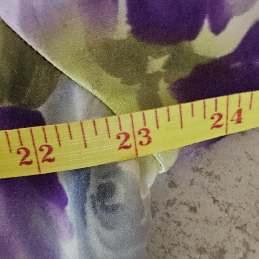 Morgan Taylor Intimates Floral Robe - Purple and Green - Picture 13 of 13